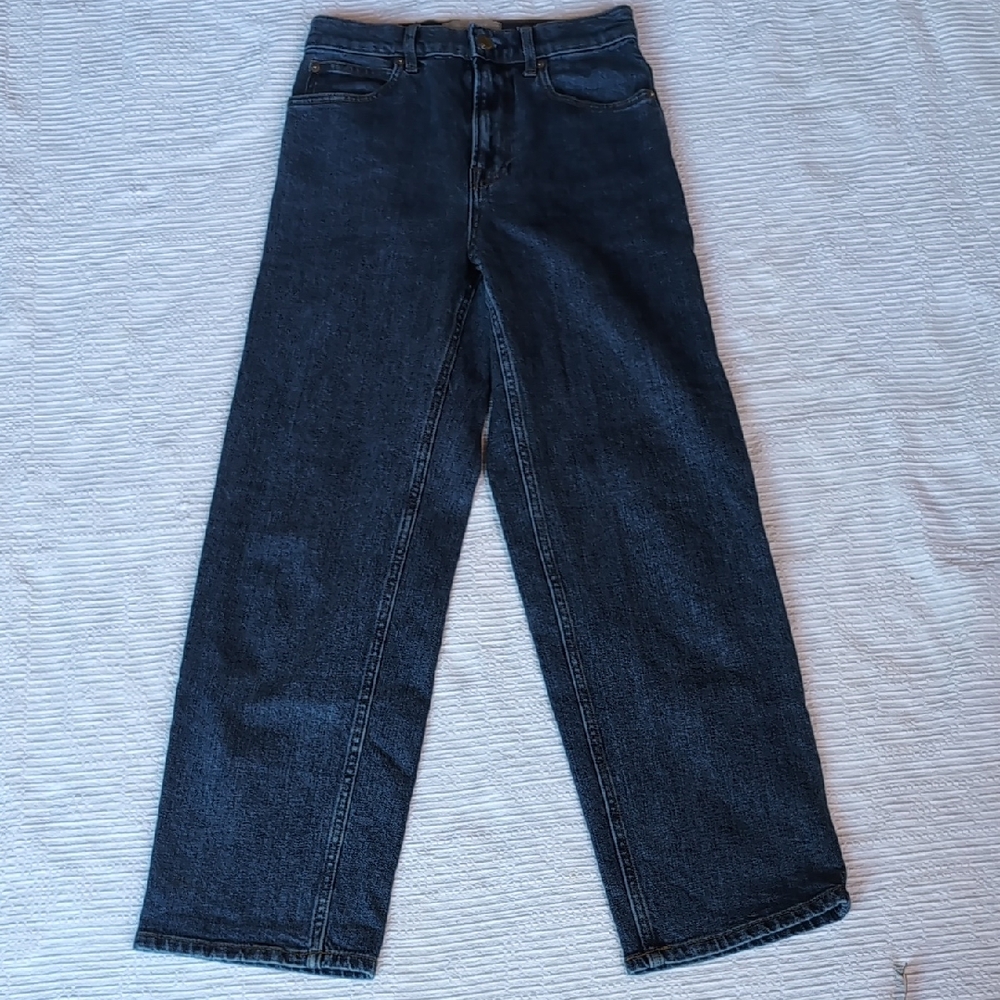 Everlane Women's High Rise Dark Blue Jeans